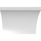 Ekena Millwork 5 1/2-in. W x 42-in. D x 42-in. H Thorton Architectural Grade PVC Knee Brace BRCP055X42X42THR - alternate 4